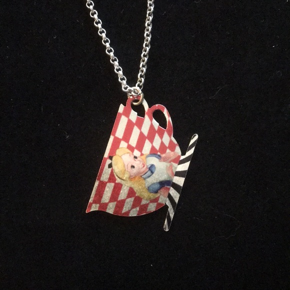 Disney Jewelry - Walt Disney Alice in Wonderland Teacup Charm Necklace with 26 inch chain